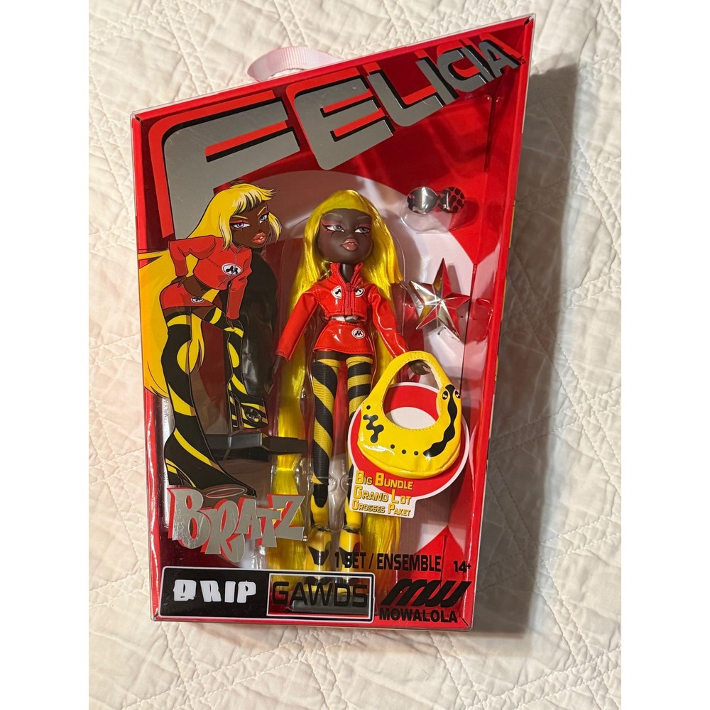 Bratz x Mowalola Special Edition Felicia Fashion Doll Drip Gawds New Sealed